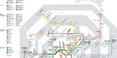Barcelona mapa de trenes de renfe